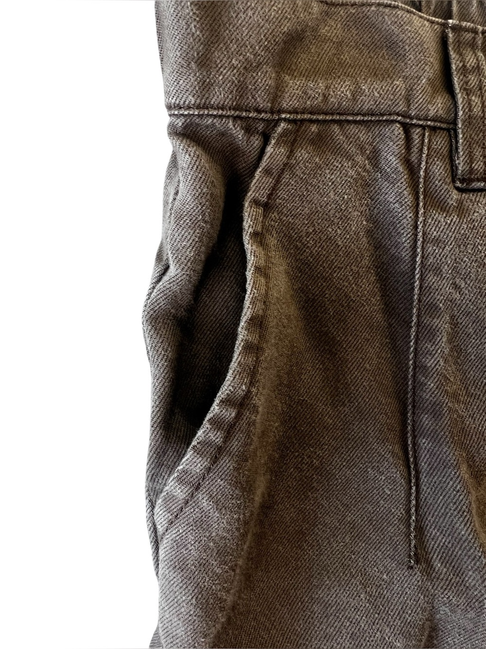 KUT From The Kloth High-Rise Wide Leg Jeans Size 14 Meg In Chestnut Color Boho - Picture 7 of 15